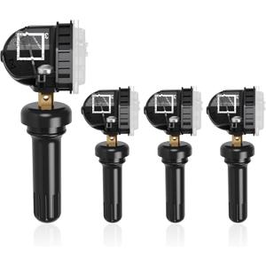 TPMS Sensor GM Chevrolet 4 Pack, 315MHZ, Tire Pressure Monitoring Sensor Compatible with Buick Chevy Cadillac GMC OE#13598771, 13598772, 13586335, 13581558, 13598255, 22854866, 12768826, 20922900, 13589597