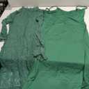 Miami Shift Dress Women Kelly Green Short Halter Sleeveless Lace, Large