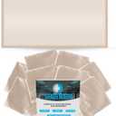 Fluorescent Light Filter Covers (Mocha) - Diffuser Pack; Eliminate Harsh Glare That Causes Eyestrain and Head Strain The The Classroom or at Office. (4)