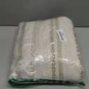 jinchan Linen Blend Boho Curtains for Living Room, 84 Inch Long Green Printed on Beige Retro Farmhouse Bohemian Geometric Drapes, Light Filtering Back Tab Curtains 2 Panels (50"W x 84"L (Pack of 2))