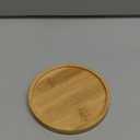 Decorative Trays for Pots Round Coasters Natural Grain Solid Serving Plate Tree Coaster Plant for
(4.5in)