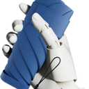 Windproof Mini Travel Folding Umbrella - UPF 50+ Sun & Rain Protection, Small Compact Lightweight Design Fits in Pocket or Bag, Eco-Friendly Fabric Wallet Umbrella for Commuter, Men Women Boys Girls (Blue)