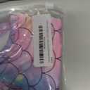 Mermaid Gymnastics Leotards for Girls 4-13 Years Old Toddler Kids Dance Tumbling Outfit Matching Shorts Set Birthday Gifts (8-9 Years, Sk36)