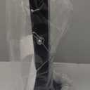 8000 lbs Square Drop Leg with Pin, Black