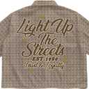 SOLY HUX Men's Retro Plaid Graphic Button Down Shirts Short Sleeve Summer Tops Streetwear Large