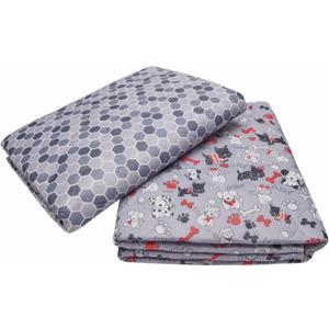 Caldwell's Pet Supply Co. 20x30 Washable Pee Pads for Dogs, Reusable Pee Pad for Dogs, Puppy Potty Mat, Whelping Rug, Reusable Puppy Mat, Waterproof Rug for Dog of All Breeds, Small (Set of 2)
