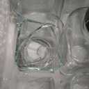 Andemi 16 oz Glass Juice Bottles with Lids, 6-Pack Reusable Juice Containers, Water Bottles, Glass Drink Jars for Juicing, Smoothies, Kombucha, Ginger, Milk