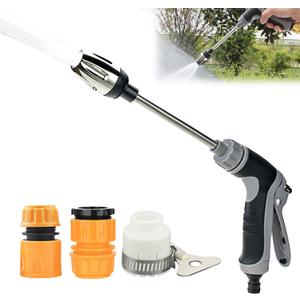 1PCS Waterblitz Pressure Washer, Water Blitz Pressure Washer, Waterblitz High Pressure Water Gun, Water Blitz Hose Nozzle, with 360 Rotating for Three Spray Modes