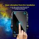 Screen Protector 2025 Hyun dai Tucson dual 12.3 inch 2026 Tempered Glass Compatible with 2025 Hy undai Tucson (SEL/SEL Convenience/XRT/Limited/Blue/N Line) Screen Protector Dual 12.3 Inch Display & AC 2026 Tucson Accessories 2025 -HD