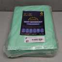 4 Pack 36 x 36 Extra Heavy Absorbency Washable Underpads, Waterproof Quick Drying Nursing Incontinence Reusable Washable Bed Pee Pads for Dogs, Diaper Changing & Adults, Green