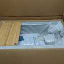 Herogo 33 X 22 Workstation Kitchen Sink, 10" Deep Drop In 18/10 Stainless Steel Topmount Single Bowl 2-Hole R10 Tight Radius Large Kitchen Sinks with Kit of 5 Accessories