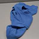 Sleeveless Pullover Fleece Vest for Small Dogs: Cozy Polyester Dog Jacket, Tank Top Sweater with Leash Ring and Armholes C Soft, Warm, and Easy-to-Wear Design for Everyday Comfort Lake Blue S