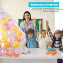 10 Pcs Large for Transport 98.4 x 59 Inches Clear Balloon Drop Plastic Giant Balloon Storage for Wedding Birthday Party Supplies