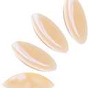 EZColoris Non Adhesive Nipple Covers Reusable Thin 2Pairs Silicone Breast Pasties for Women No Show Boob Cover Bra Inserts (Breathable, Fair, S(2.9"))