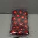 RoseCraft 30PCS Christmas Ball Ornaments, 2.36" Red Shatterproof Ornament Set for Christmas Tree Hanging Decorations, for Home Holiday Xmas Party Decor.