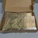 400 Cocktail Picks Bamboo Skewers for Appetizers,Fancy Toothpicks for Appetizers 4.7"Eco-Friendly Cocktail Toothpicks for Food Sticks Party Drinks,Food Picks for Charcuterie Boards Accessories