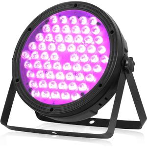 BETOPPER Stage Lighting 120W Par Light RGBW 4-in-1 Stage Lights, DJ Light DMX for Concert and Events, Pack of 1