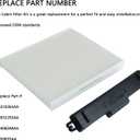 68406048AA Cabin Air Filter & Cabin Filter Access Door Compatible with Dodge Ram 1500 2500 3500 4500 5500, Chrysler Replace 68052292AA 68318365AA 5058693AA Cabin Air Filter Retrofit Kit
