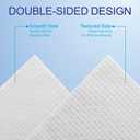 2 x Helice Face Towels, 10"12" Disposable Face Towel, Face Towelettes XL, Ultra Soft Makeup Remover Dry Wipes, Thick Face Towel for Sensitive Skin, 50 Count (1 Pack)