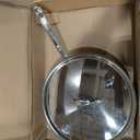 All-Clad D3 Stainless Steel 12 inch Frying Pan With Lid- Made in the USA- The Original Bonded Professional Cookware- Oven Safe & Induction Compatible