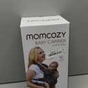 Momcozy Baby Carrier - Ergonomic, Cozy and Lightweight Carrier for 7-44lbs, Effortless to Put On, Ideal for Hands-Free Parenting, Enhanced Lumbar Support, Purehug for Infant to Toddler, Black