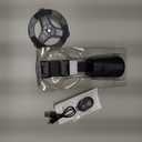 Auto Face Tracking Tripod 360 Rotating Cell Phone Photo and Video Kits Stand, No App, Camera Stand with Remote and Gesture Control, Rechargeable Smart Shooting Stand for Live Recording TiktokBlack