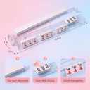 Qynoro Mahjong Racks with Pushers Set of 4, 18.5" Extended for Larger Tiles