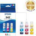 EPSON 542 EcoTank Pro Ink Ultra-high Capacity Bottle Color Combo Pack (T542520-S) Works with ET-5150, 5170,5180, 5800, 5850, 5880, 16600, 16650