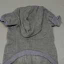 Grey Medium Dog Sweater - Soft Brushed Fleece Dog Clothes with Pocket