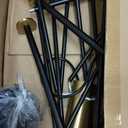 Modern Chandelier Ceiling Light Fixture Sputnik Chandeliers Gold and Black Farmhouse Chandelier Over Table 12-Light Height Adjustable Chandeliers for Dining Room, Living Room,Kitchen Island