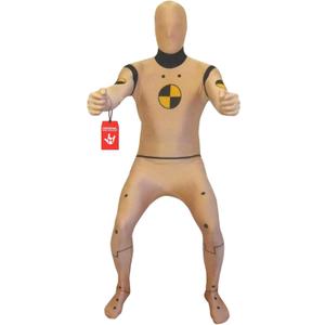 Morphsuits Crash Test Dummy Costume Adult, Crash Test Dummy Costume, Halloween Costumes for Men, Halloween Costumes for Adult (Medium)