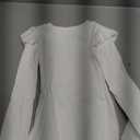 Girls Long Sleeve T-Shirt Cotton Rib Knit T Shirt Toddler Stretch Basic Warm Round Neck Tops 140