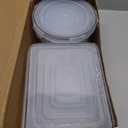 50 Piece Food Storage Containers with Lids(25 Containers & 25 Lids), BPA-Free Plastic Food Containers for Kitchen Storage and Organization, Leak Proof Meal Prep Container, Includes Labels & Pen