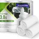 2 x 4 Gallon Trash Can Liner - 105 Count Trash Bag 3 Rolls, Unscented Small Garbage Bags Bathroom Trash Bags Multipurpose Bags for Business Home Commercial and Industrial Needs (105 Count)