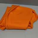 Softalker Round Tablecloth, Waterproof & Stain Resistant Table Cloth Wrinkle Free Fabric Washable 210GSM Polyester Table Cover for Dining/Party/Thanksgiving - 60 inch,Orange