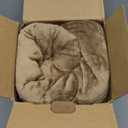 Bedsure GentleSoft Sherpa Fleece Throw Blanket for Couch, Non-Heated, Thick and Warm Throw for Women and Men, Soft Fuzzy Plush Kids Blanket for Winter, Camel, 50x60 Inches