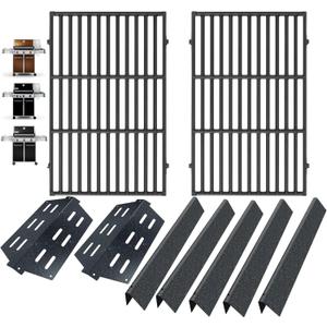 Genesis Grill Parts for Weber Genesis 300 SER(w/ Front Knobs) 330 320 310 Weber Genesis Replacement Parts 3/4 Burner Accessories for Weber Flavorizer Bars 7621 62784, Grates 7524& Heat Deflectors 7622
