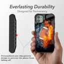 Compatible with iPhone 12 Case Rugby American Football Design, Edge Protection Shock-Proof Anti-Scratch Hard Back and TPU Frame Drop Proof iPhone 12 Case for Boys Men