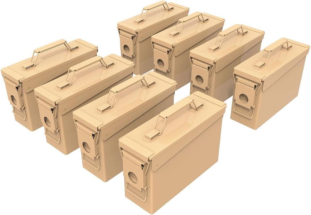 30 & 50 Cal Ammo Can,Metal Ammo Box for Ammunition