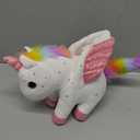 Sew Butiful 8" Unicorn Stuffed Animal - Cute Plush Toy Gift for 3-8 Years Old Girls, Soft Birthday Present for Baby, Toddler, Kids, Decor (White)