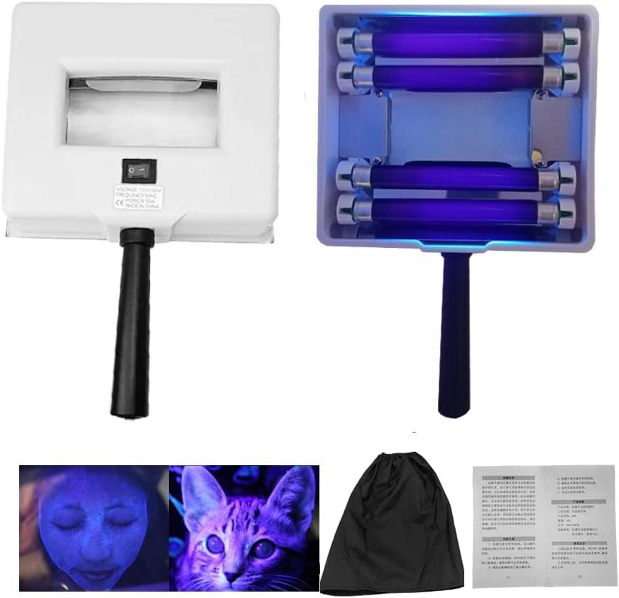 Woods Lamp - Handheld Facial Skin Care Analyzer,Home Salon Equipment, Wood Lamp for Cat Dog Test Pets Urine