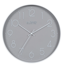 La Crosse Technology 12-Inch Everly Silent Analog Gray Quartz Wall Clock - 404-3831-INT