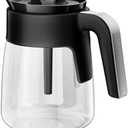 12 Cup Coffee Pot Replacement for Ninja Coffee Maker CFP101 CFP201 CFP301 CFN601 CFP250A CFP300 CFP307, Glass Carafe Replacement with Brew-Through Lid, Ninja Coffee Pot Replacement with Sturdy Handle