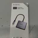 USB C to Dual HDMI Adapter 4K@30Hz, KOZYC USB C Hub Multiport Adapter with 2xHDMI, USB 3.0, 100W PD, Support USB C to HDMI Splitter Extended Display for MacBook Pro (MST is not Supported on MacOS)