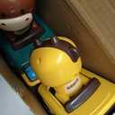 iPlay, iLearn Press to Go Car Toys for Toddlers 1-3, Baby Animal Racing Cars, Infant Play Vehicle Set, Baby Push Go Friction Car Toys for 6-9-12-18 Months, 1st Birthday Gifts for 1-2 Years Old Boys