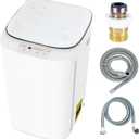 kapas kps35-735h2 upgraded compact washing machine, fully automatic 2-in-1 washer and spin dryer machine build-in pump and long hose, 8 lbs. capacity 8 lbs. top load tub washer