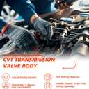 RE0F11A JF015E CVT Transmission Valve Body, Compatible with N-i-ssan Sentra 2013-2019 1.6L 1.8L, Automotive Transmission Valve Body With Solenoid Replaces Part 31705-X428E 31705-X428B