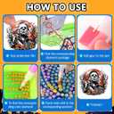 WEUOPG Halloween Diamond Art Hanging Kit for Crafts, DIY Acrylic Diamond Art Painting Window Pendants Home Garden Wall Hanging Kits, Double Sided Hanging Ornament