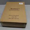 BedStill 30 inches Donut Dog Bed for Medium Dogs,Calming Fluffy Round Pet Bed with Removable & Washable Cover,Fits up to 45 lbs Pets(Dark Grey,Medium)