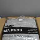 5x7 Area Rug for Living Room- Machine Washable Soft Oriental Vintage Large Indoor Floor Carpet for Bedroom Under Dining Table Home Office Decor - Blue Terracotta